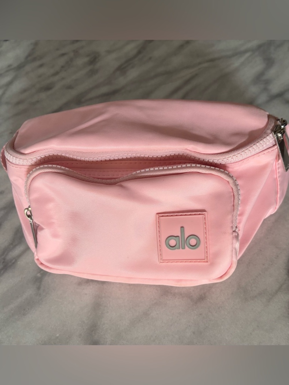 ALO Yoga Pink Logo Waist Pouch